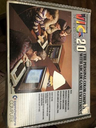 Vintage Commodore Vic - 20 Computer System -