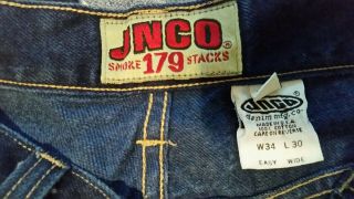 JNCO JEANS 179 Easy Wide Rare early Orig Vintage 3