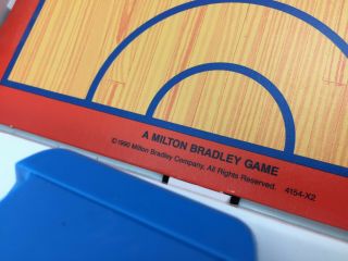 Vintage 1990 Milton Bradley Electronic Hot Shot Basketball Tabletop Arcade Game 5