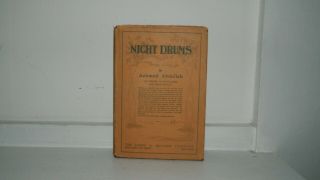 Vintage Book Night Drums By Achmed Abdullah 1921 Writer Of Many Lands & People