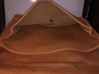 Vintage Coach Tan Leather Messenger Bag Shoulder Purse Briefcase Laptop Bag 8
