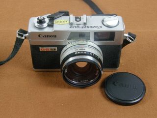 Vintage Canon Canonet Ql17 Giii Rangefinder 35 Mm Camera 40 Mm 1.  7 Lens