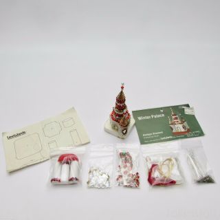 Vtg Leewards Winter Palace Bead & Sequin Boutique Ornament Kit Xmas 16 - 10047