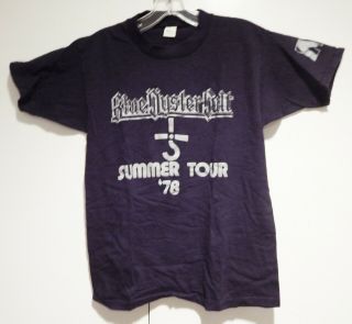 Vintage Bue Oyster Cult T Shirt 1978 Size Medium Crew Shirt