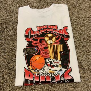Vintage 1998 Nba Basketball Chicago Bulls Finals Championship Shirt Size Xl