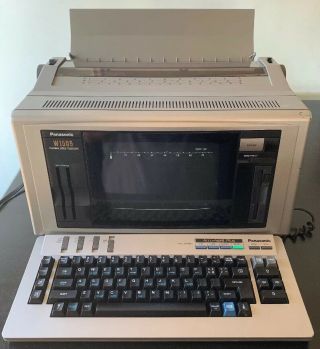 Vintage Panasonic Kx - W1505a Personal Word Processor - Great (needs Ribbon)