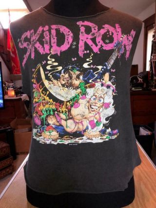 Vintage 1991 Skid Row Concert Tour Shirt