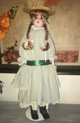 Antique 30 " Armand Marseille 370 Bisque Large Child Lady Doll Antique Boots