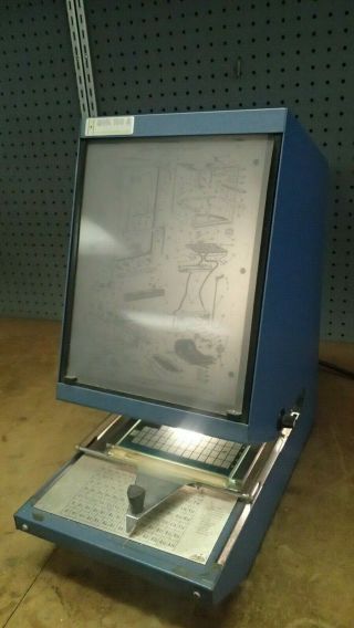 Vintage Micro Design Microfiche Reader Model 100 A