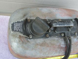 Vintage Johnson Mile Master Outboard 4 gallon pressurized boat fuel gas tank can 4