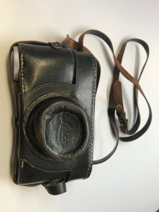 Leica Leitz Wetzlar Leica Iiic Vintage Black Everready Case Never Seen