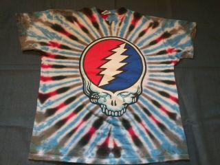 Vintage 1995 Grateful Dead Tie Dye Shirt Fare Thee Well Sz Xxl Jerry Garcia Vtg