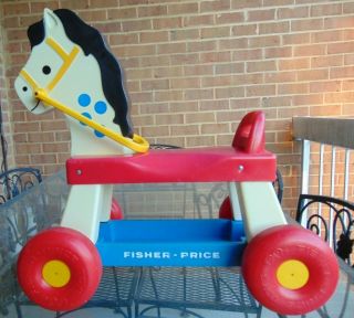 Vintage 1976 Fisher Price Ride On Horse Pony Child Size 978
