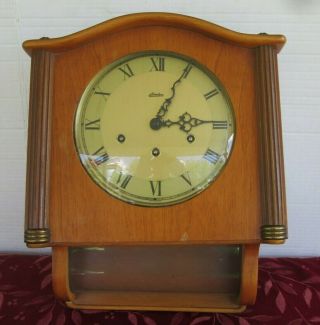Vintage Linden Mechanical Chiming Wall Clock Parts Only 140/93