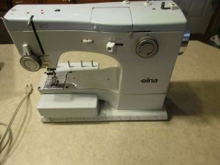 Vintage Elna SU Sewing Machine With Accessories & Case,  28 Bobbins,  6 Cams 3