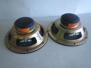 Pair (2) 8 " Epi Woofer Speakers Repaired Foam Great Vintage 0948 Model