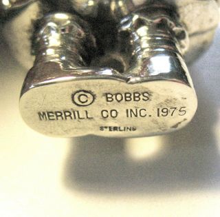 Vtg.  1975 Sterling Silver Cazenovia Abroad Bobbs Merrill Ornament - Raggedy Ann 3