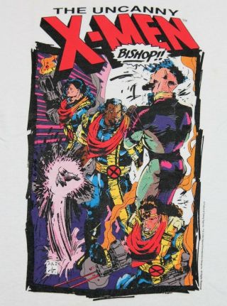M/l Nos Vtg 90s 1991 Uncanny X Men Bishop Marvel Comic T Shirt Medium Large