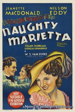 Vintage Movie 16mm Naughty Marietta Tree Feature 1935 Film Drama Adventure