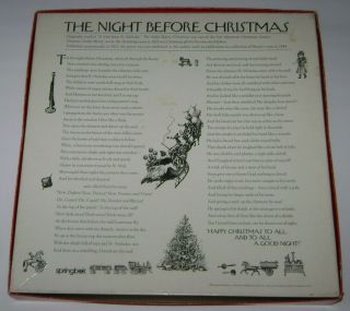 Vintage Springbok 1000 Piece Puzzle THE NIGHT BEFORE CHRISTMAS Complete 2