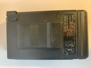 VINTAGE SONY WM - F601 WALKMAN RADIO CASSETTE DECK W/ Battery Belt Clip 5