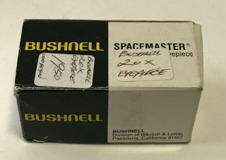 Vintage Bushnell Spacemaster 20x Eyepiece Spotting Telescope Scope Camera Japan