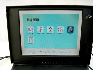 Vintage Ibm Thinkpad Laptop Type 9545 With Power Cord