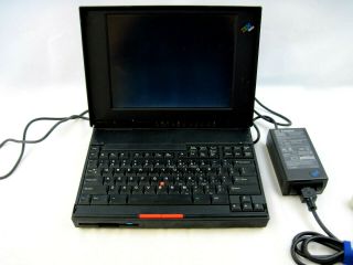 Vintage IBM ThinkPad Laptop Type 9545 with power cord 2