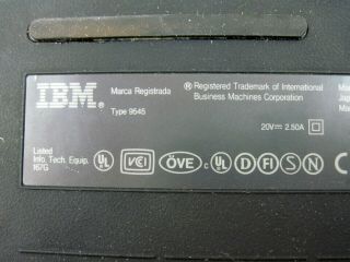 Vintage IBM ThinkPad Laptop Type 9545 with power cord 6