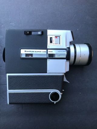 Vintage Japanese Sankyo Cm 300 8mm Movie Camera Case,