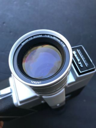 Vintage Japanese Sankyo CM 300 8mm Movie Camera Case, 5