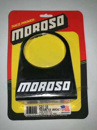 Vintage Moroso Tach Tachometer Bracket Sw Jones Sw Motrola Motorola Gasser Nos
