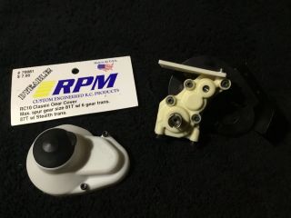 Vintage Team Associated Rc10 Stealth Transmission And Modern Rpm Gear Cover