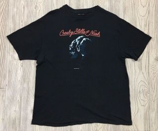 Vintage Crosby Stills & Nash Tour T - Shirt Size Xl