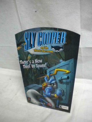 Vintage Collectible Ratchet Clank Sly Cooper Holographic Promotional Stand 4