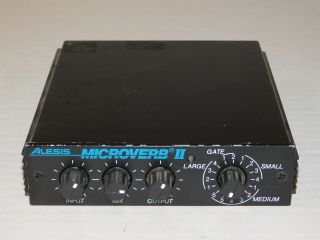 Vintage Alesis Microverb Ii 16 - Bit Digital Reverb Effects Processor Module Unit