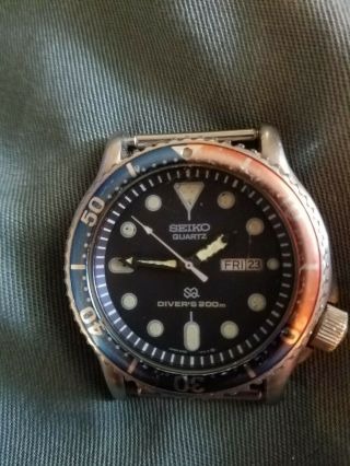 Vintage Seiko Divers Watch Model 5h26 - 7a19