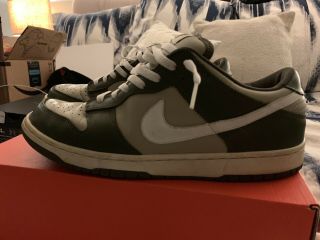 Vintage Nike Dunk Low Pro Lt Stone/ Faded Olive Size 10.  5