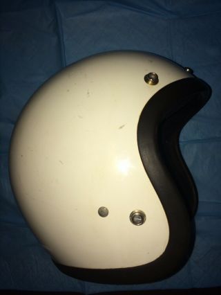 Vintage Bell Rt 7 - 75 Motorcycle/auto Racing Helmet Sz 7 1/8