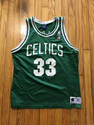 Vtg Champion Larry Bird Jersey Boston Celtics 33 Nba - Vintage 90s Size 44