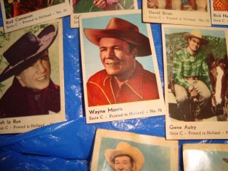 32 Old Vintage Small Size Hollywood Western movie Cow Boys Stars color Cards 5