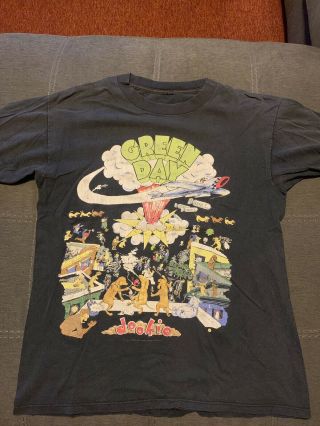 Green Day Dookie Shirt Vintage 1994