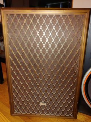 Vintage Sansui SP - X8900 Speakers 4 Way,  6 Speaker System Wooden Grill Intact 3