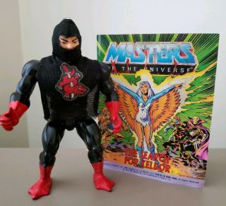 Vintage 1986 He - Man Masters Of The Universe Ninjor Figure W/ Cape