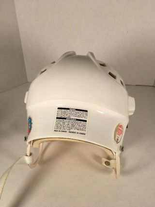 Vintage Cooper Ice Hockey Helmet - Cooper SK 2000 L - White - Large - 4