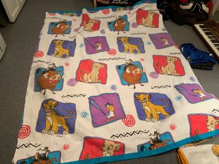 Vintage The Lion King Bed Set Twin Fitted Sheet,  4 Pillowcases & Huge Blanket 2