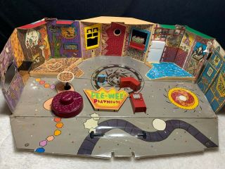 Vintage Pee - Wee Herman Playhouse Play Set With Accessories