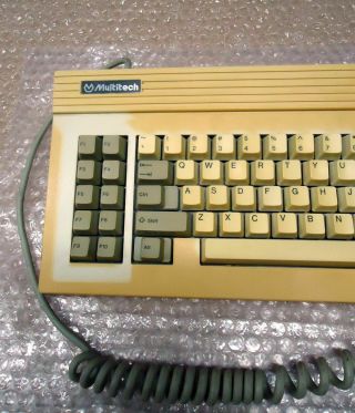 Vintage Multitech KB084/A 84 - key XT/AT clicky keyboard with Blue Alps Switches 3