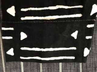 vtg.  handmade black & ivory African bogolan mud cloth pants 30” totokaelo 8