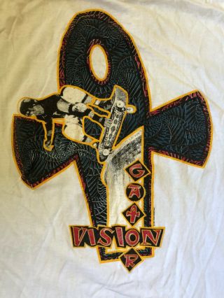 Vision Street Wear Shirt - Gator Ankh - Old School Skateboard 1989